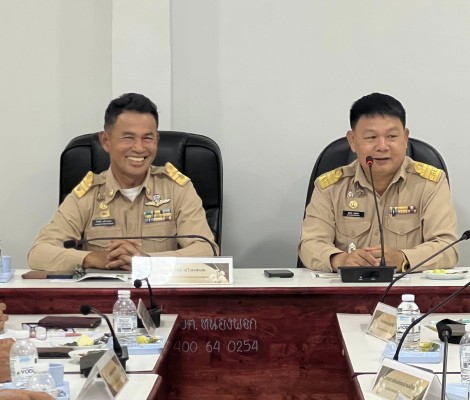 ประชุมปรึกษาหารือข้อราชการที่สำคัญ เพื่อแลกเปลี่ยนแนวความคิดในการบริหารงาน