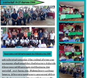 โครงการพระราชดำริด้านสาธารณสุข  ประจำปีงบประมาณ 2566